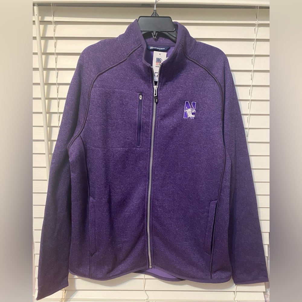 Northwestern Novant Health Cutter & Buck Purple Jacket
